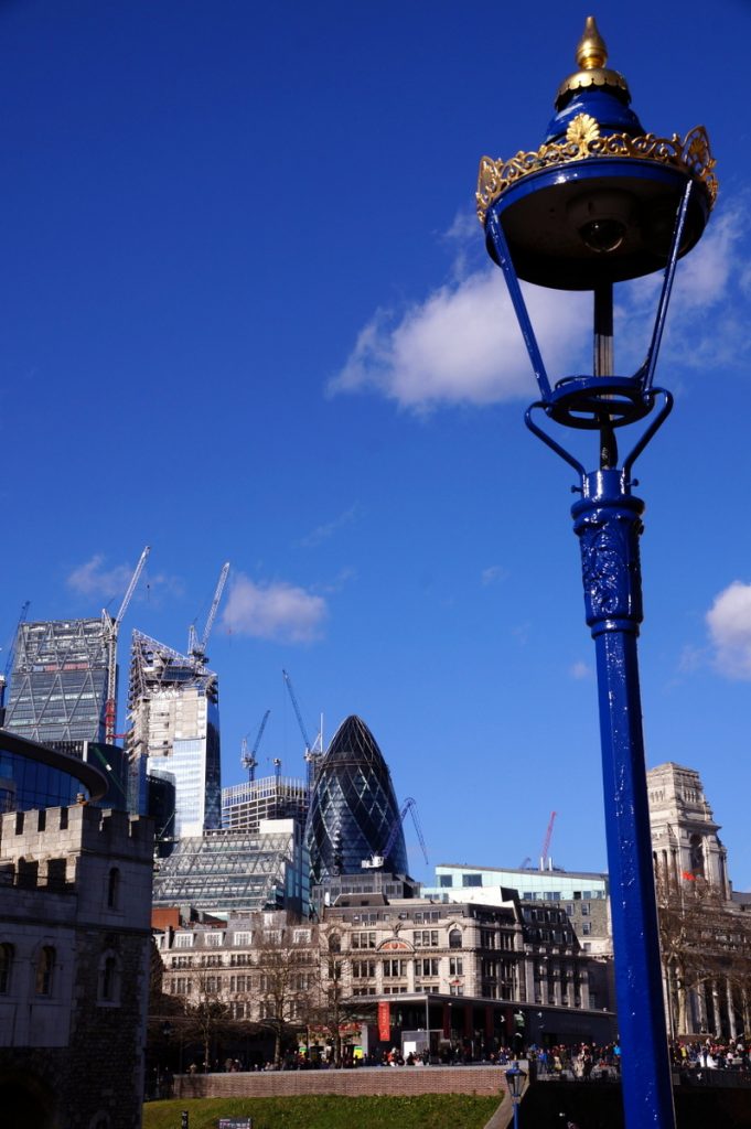 The Swiss Re Gherkin Tower in the background