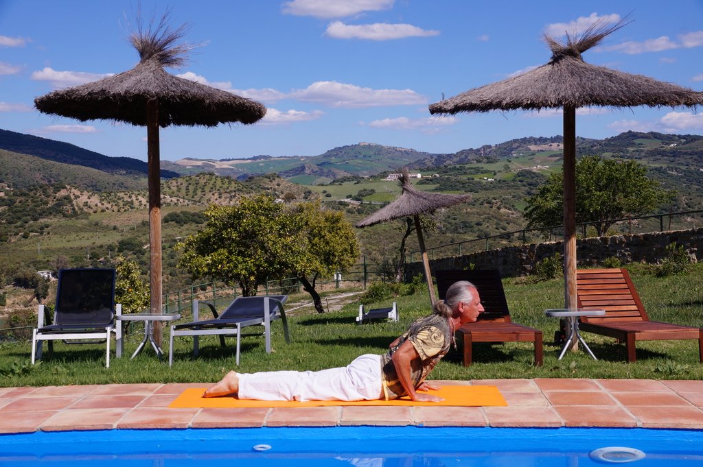 Bhujangasana – Yoga exercise series; nr 5